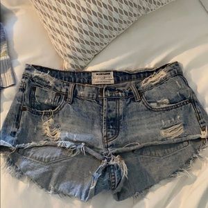 One Teaspoon Jean Shorts